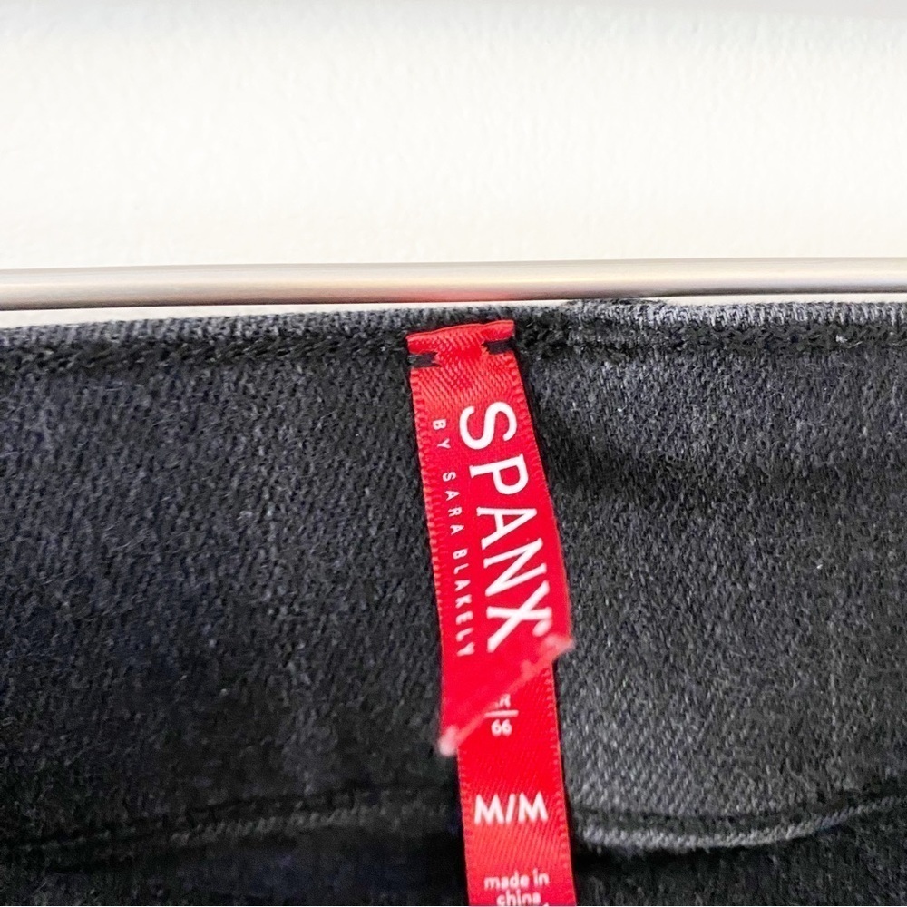SPANX Black Ankle High Rise Stretch Jeans - Picture 5 of 12
